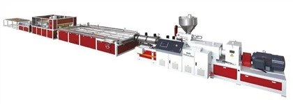 Llinell Allwthio Bwrdd Drws PVC / WPC Anhyblyg